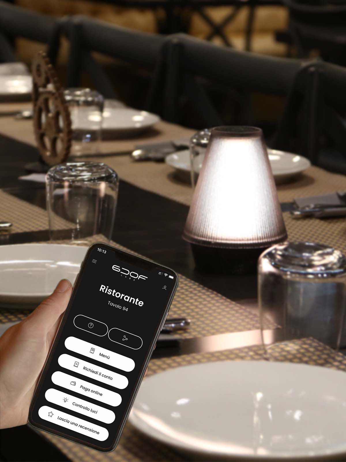 User accesses UI through Lumen.